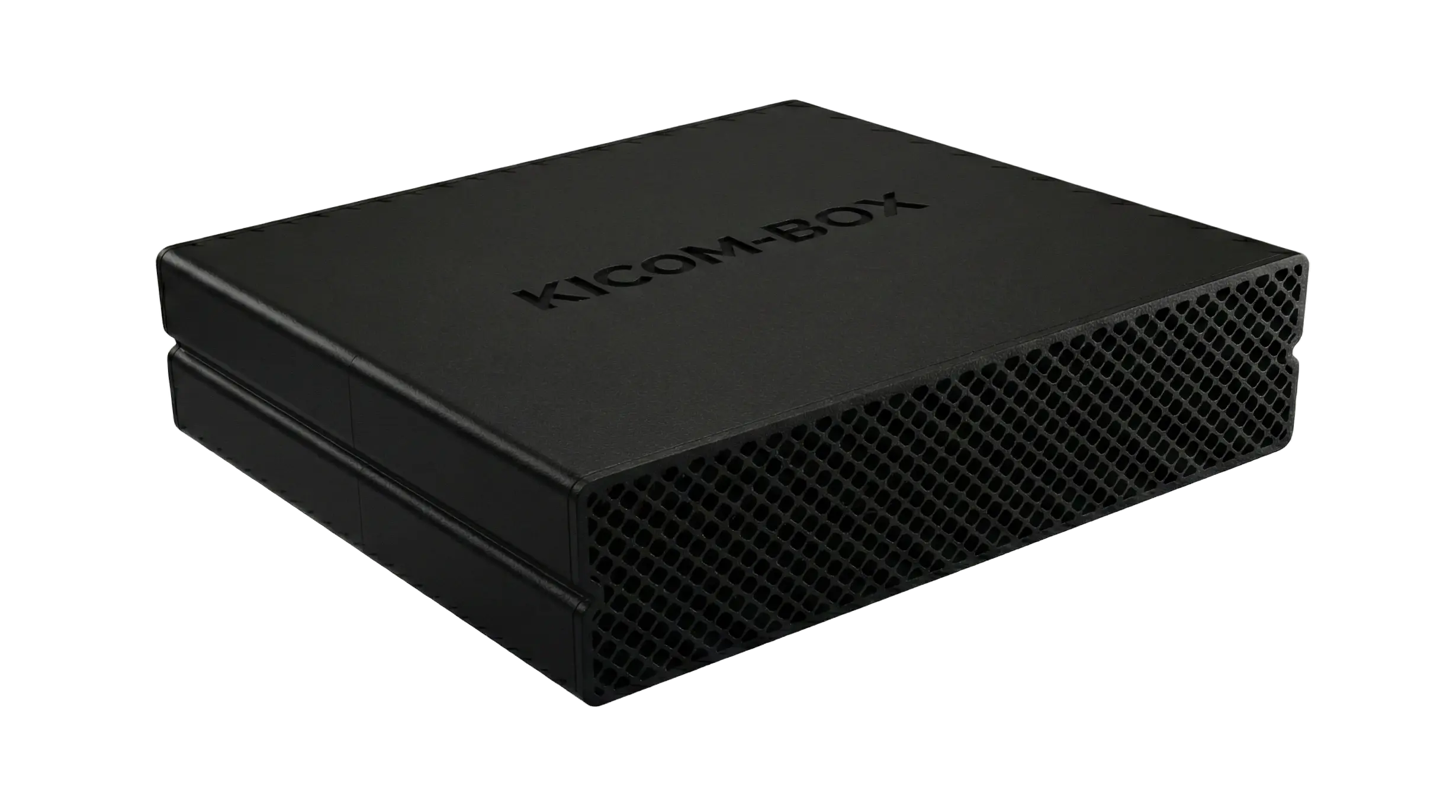 KICOM-Box Hardware für lokale KI-Verarbeitung - Offline-fähige Edge AI Lösung für Feuerwehr (KI-generiert)